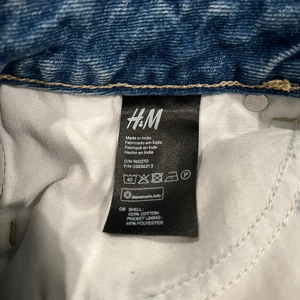 H&M X Coachella Distressed Tribal Fringe Shorts - Picture 11 of 12